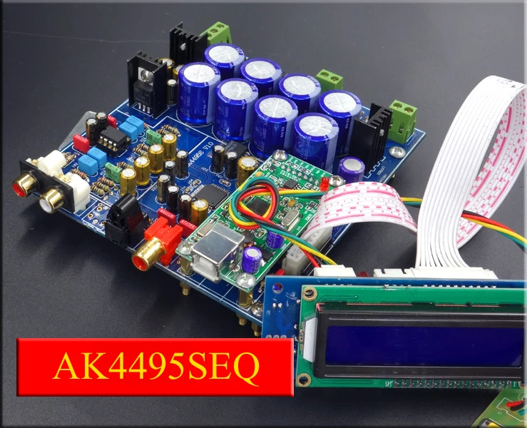 aquarius AK4495 decoder upgrade PCM1794 AK4495SEQ DAC | Электроника