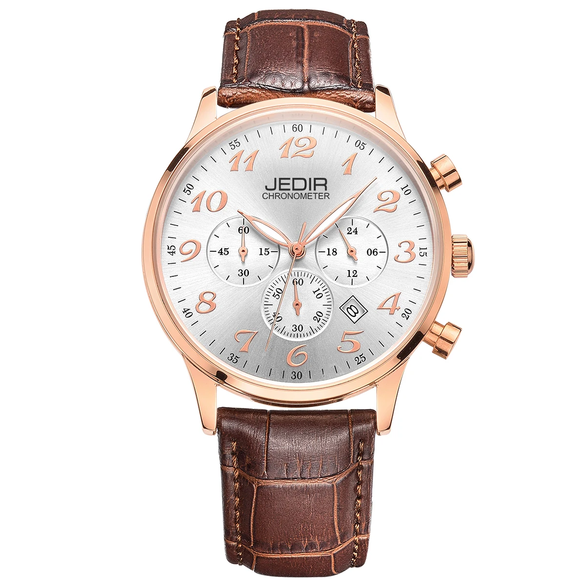 

2020 New Fashion Luxury Men's Watch Leather Strap Waterproof Multifunctional Business Men's Quartz Watch Relogio Masculino