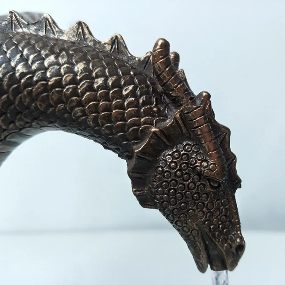 

Garden Dragon Fountain Resin Crafts Water Spray Dinosaur Desktop Running Water Ornaments Gardening Decoration Dinosaur Ornaments