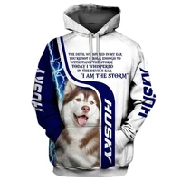 3d printed hoodie art husky cute animals love dogs for menwomen unisex harajuku hooded pullover sweatshirt casual jacket