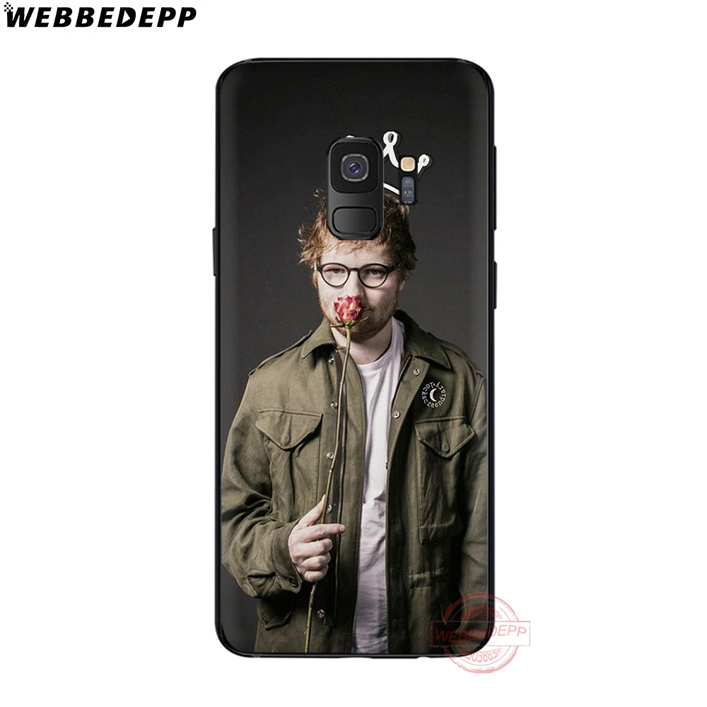 WEBBEDEPP Ширан мягкий чехол для телефона с изображением цветов Samsung S6 S7 край S8 S9 S10