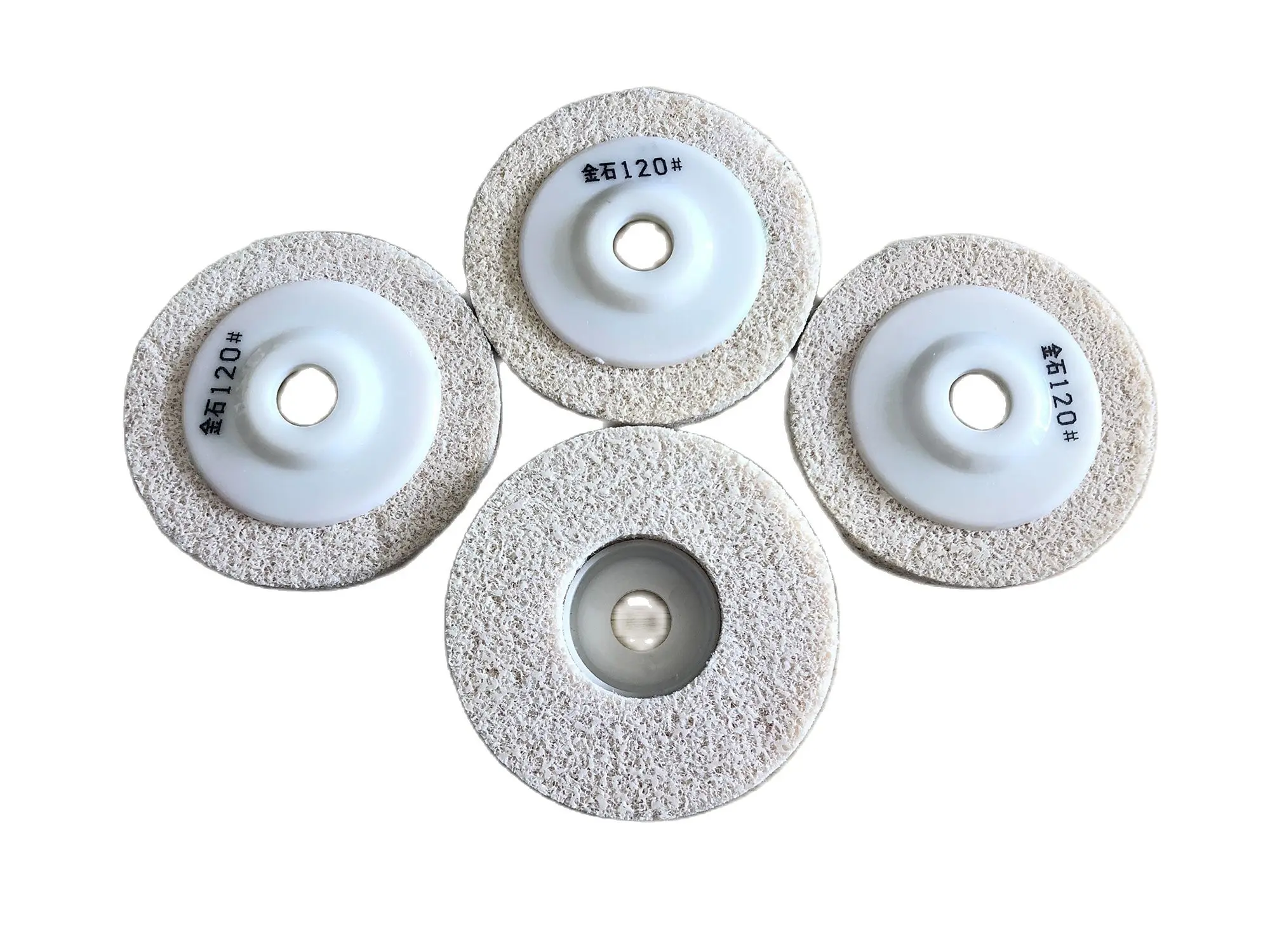 7Pcs 100mm Nylon Synthetic Fiber Foam Sponge Polishing Pad Polishing Wheel For Stone Marble Granite Polishing And Cleaning