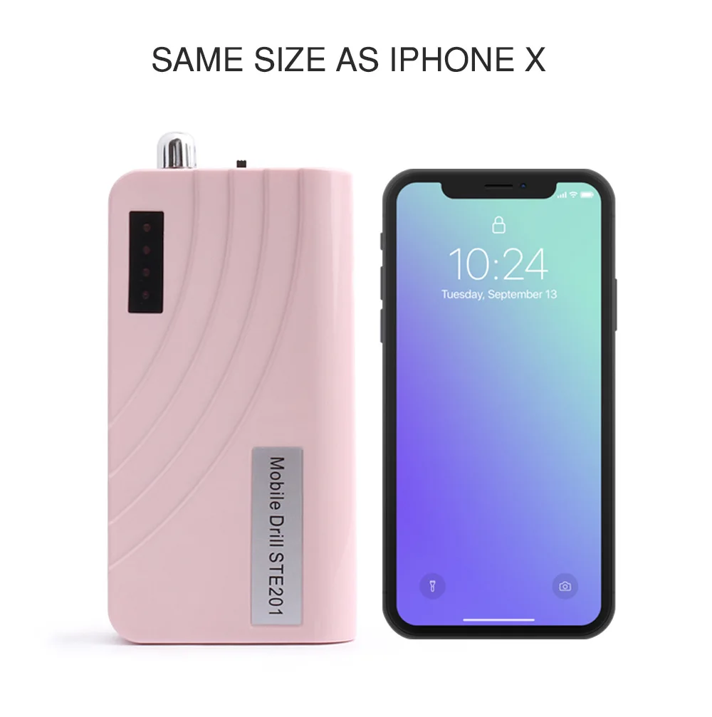 Электрический набор сверл для ногтей 3000 об/мин портативная машинка полировки