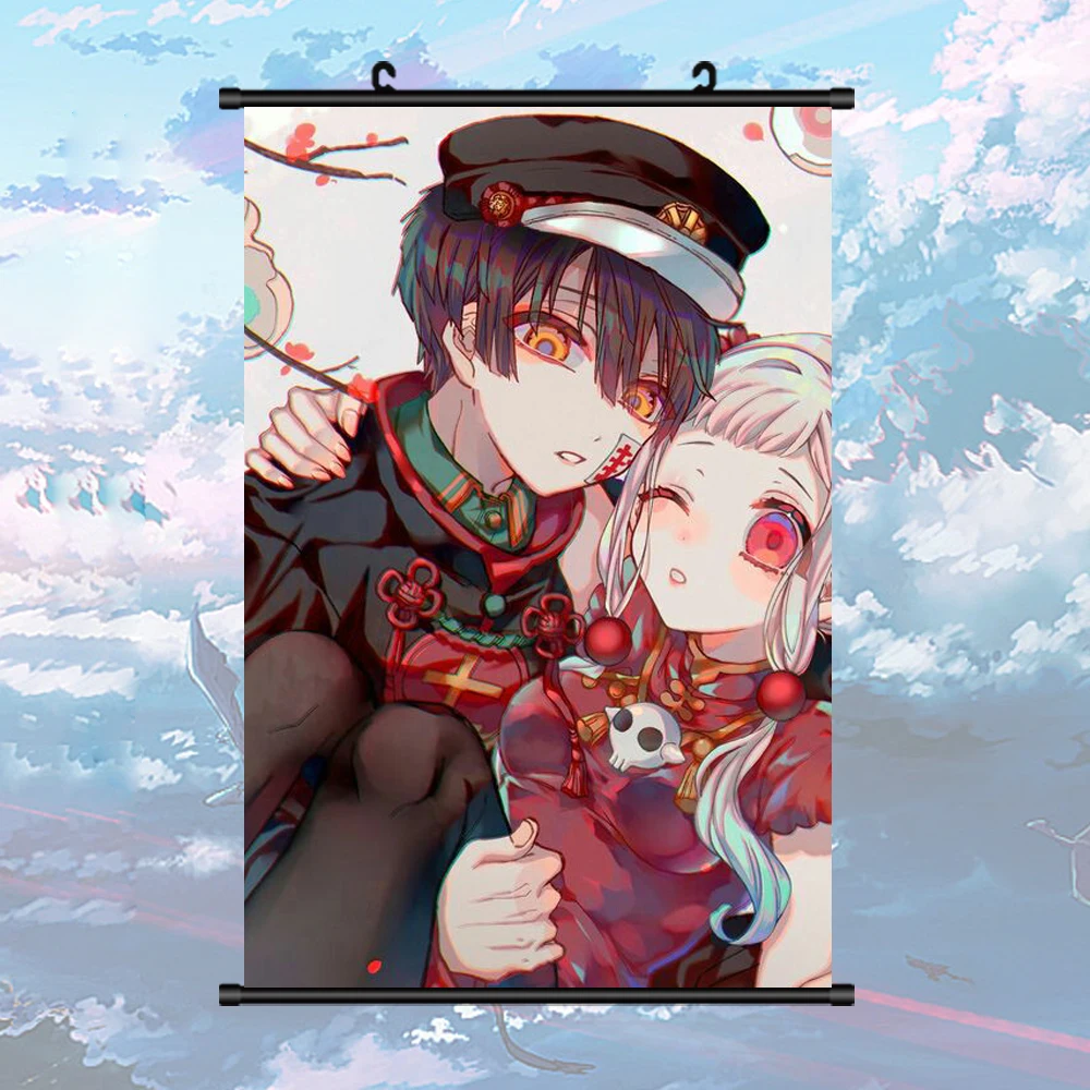 Anime Toilet-Bound Hanako-kun Jibaku Shounen Nene Yashiro Cosplay Wall Scroll Mural Poster Hanging Otaku Home Decor | Тематическая