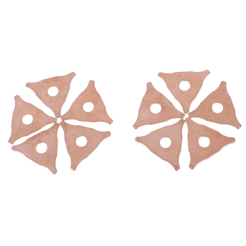 

10Pcs Car Repair Dent Pulling Triangle Washer Spot Welder Star Washer Pads Repair Garage Spot Welding Machine Triangle Pads