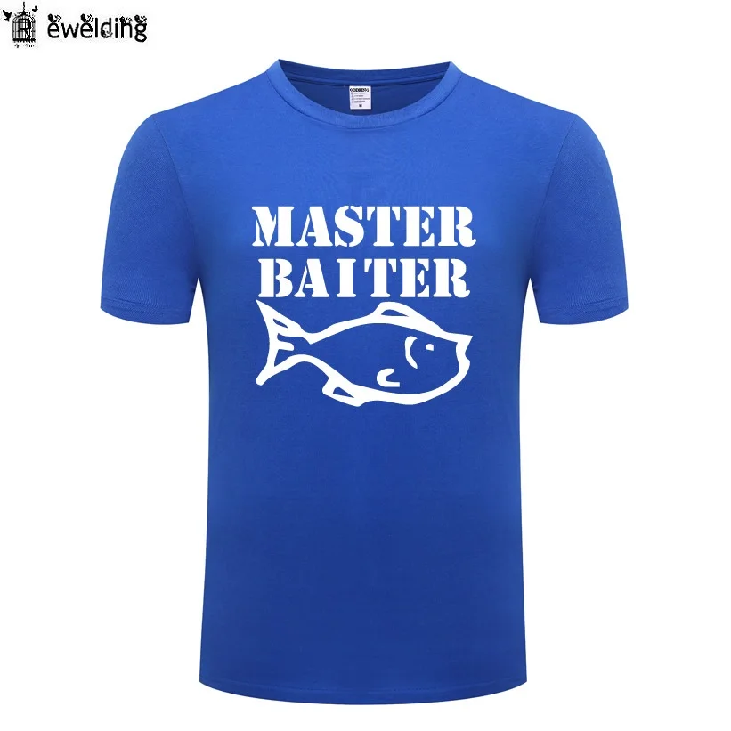 Мастер провокаторы-шутка fisherm рыболовов новинка футболка забавная Мужская