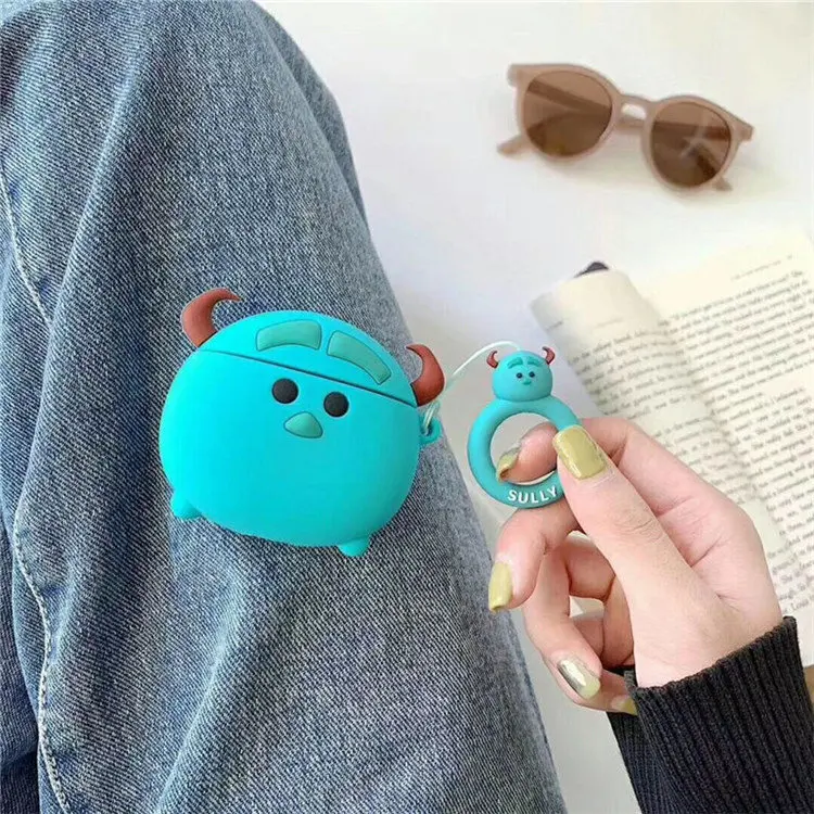 Devil eyes силиконовый чехол для Airpods защитный беспроводной Bluetooth гарнитура аксессуары коробка Наушники с зарядным устройством сумка чехол - Цвет: T2