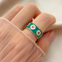 little daisy index finger ring women female vintage friendship open rings fashion jewerly am3385