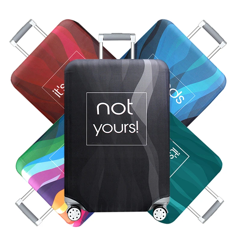 Водонепроницаемый Эластичный Чехол для багажа чехол на колесиках с