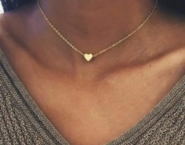 Простые Модные ювелирные изделия уличная съемка металла Шарм женщин сердце