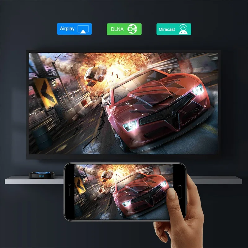 Приставка Смарт-ТВ X96 Max Plus Android 9 4 + 64/32 ГБ ядра Amlogic S905X3 Wi-Fi | Электроника