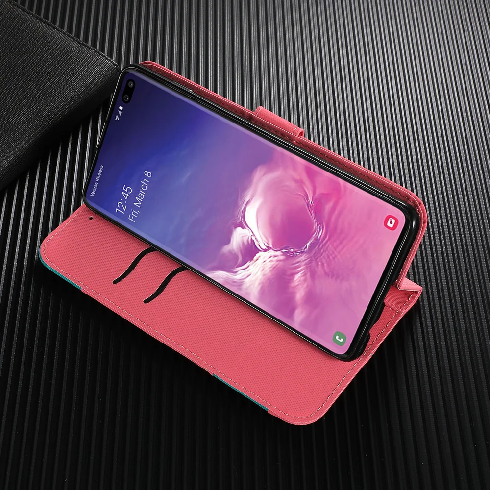 Чехол-кошелек для samsung Galaxy S10 S10e Book S9 S8 Plus, чехол A70 A50 A40 A30, сшитая кожа, стильный спортивный Чехол