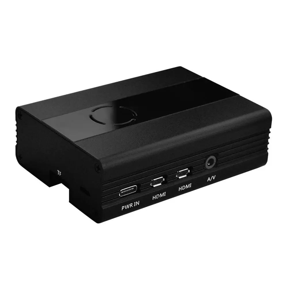 Алюминиевый Чехол Raspberry Pi с вентилятором для Raspberry Pi 4 Модель B