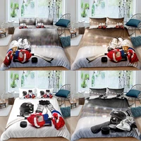 home textiles luxury hockey equipment duvet cover set pillowcase kids bedding set aueuukus queen and king size bedding