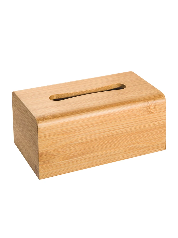 Квадратный Ванная комната Туалетная бумага коробка контейнер бамбуковый