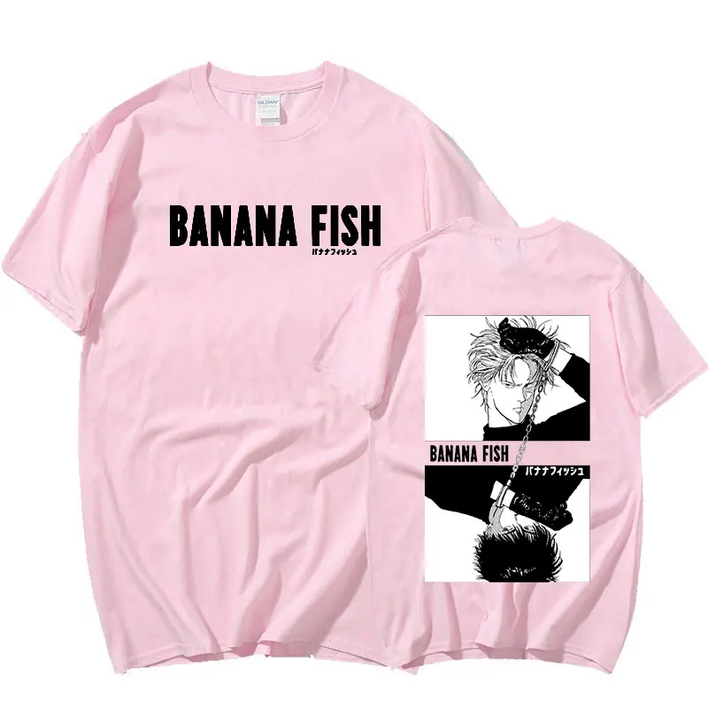 Футболка унисекс в стиле японского аниме свободная уличная одежда Харадзюку