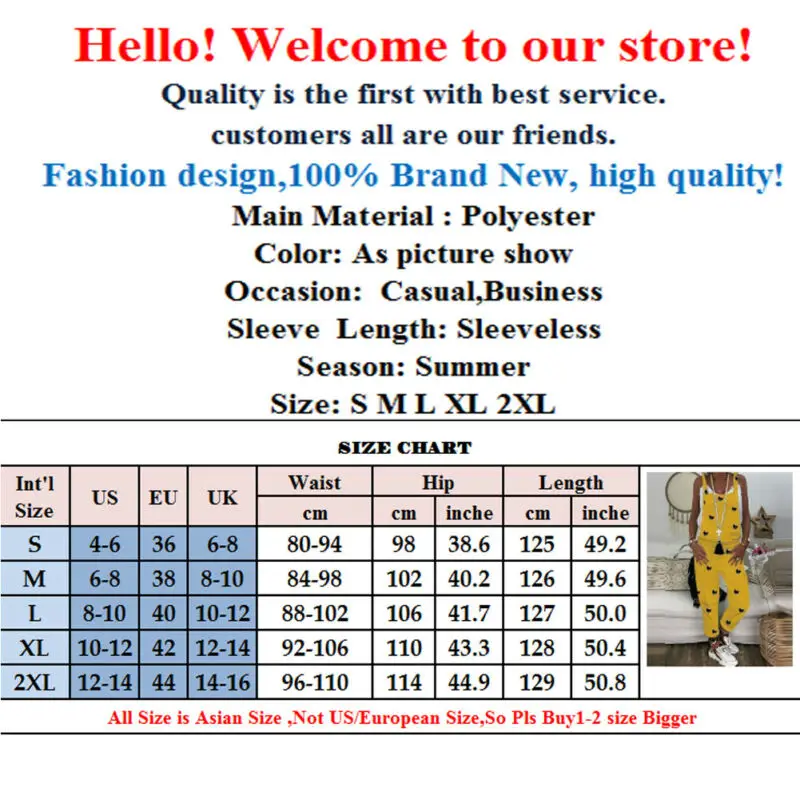 Женский свободный комбинезон на бретельках без рукавов|Женские комбинезоны| |