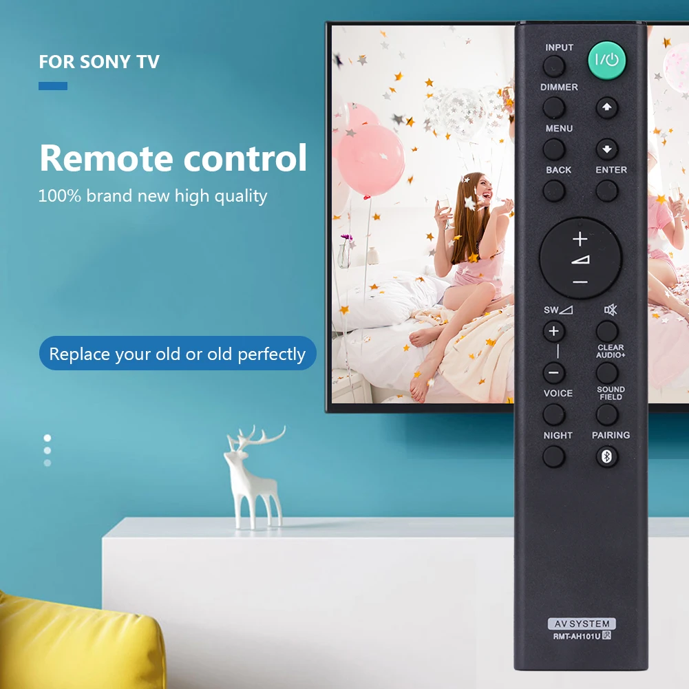 

Delicate Texture Remote Control for Sony Audio Sound Bar System HT-CT380 Replacement Hot Sale Remote Control