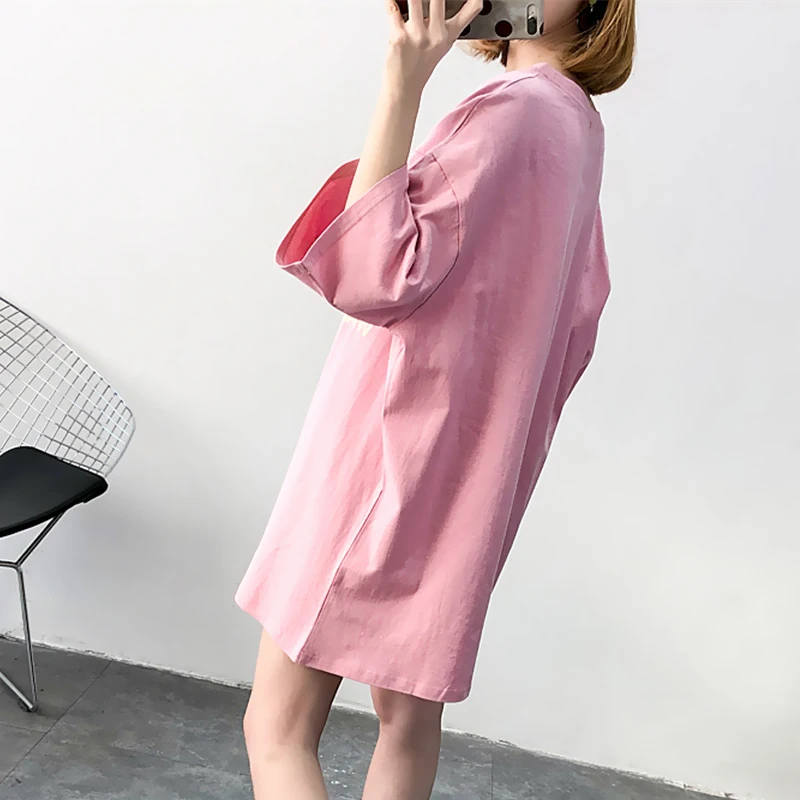 Послеродовой прогулки свободную одежду размера плюс Грудное вскармливание