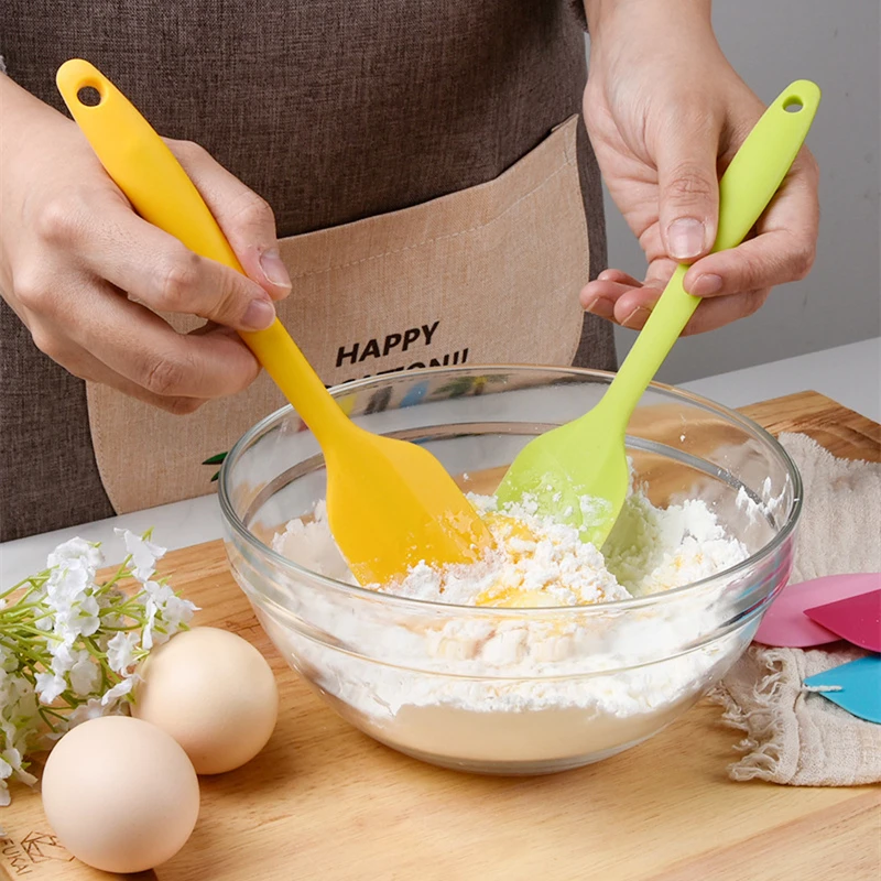 Многоцветный 20 5*4 см Еда-Класс торта силикона шпатель с антипригарным покрытием