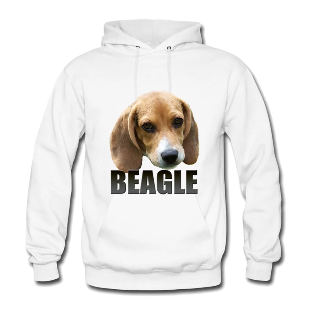 Beagle Собака толстовки осень новая мода Печать повседневные фитнес уличная хип хоп