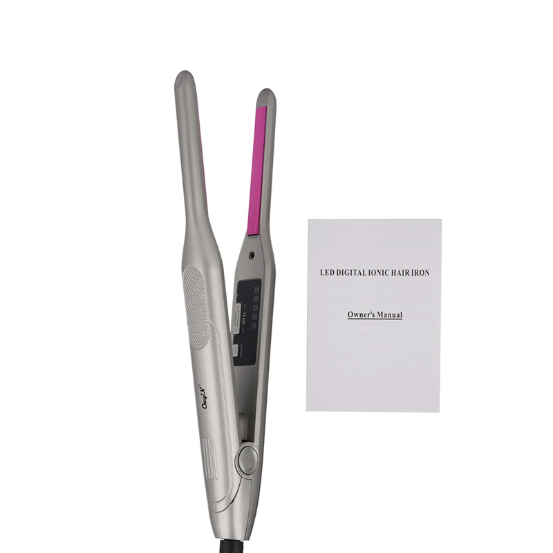 

2 In 1 Hair Curler Straightening Machine Curling Wand Hair Styling Hair Straightener Roller Styler Curler Tools LED Display
