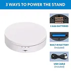 Вращающаяся на 360 Градусов Подставка для ювелирных изделий с регулируемой скоростью