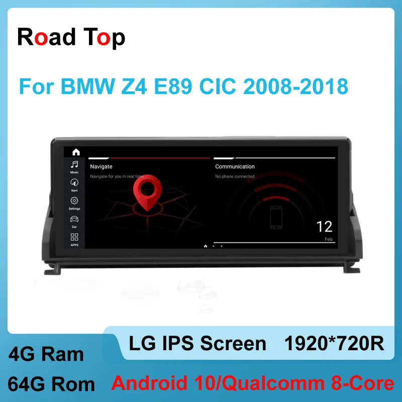 10 25 &quotQualcomm Android стерео головное устройство для BMW Z4 E89 CIC 2008 2018 с CarPlay Авто GPS