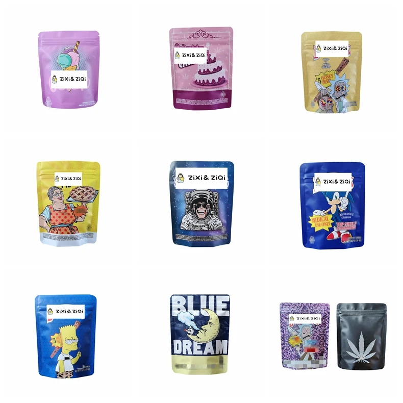 

New Edible Packaging for food storage Mylar Bags Safe Plastic Aluminum Material/Empty bag