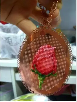 MM Роза Стиль Сделай Сам Рукоделие Стич вышивка крестиком Женская Серебряная