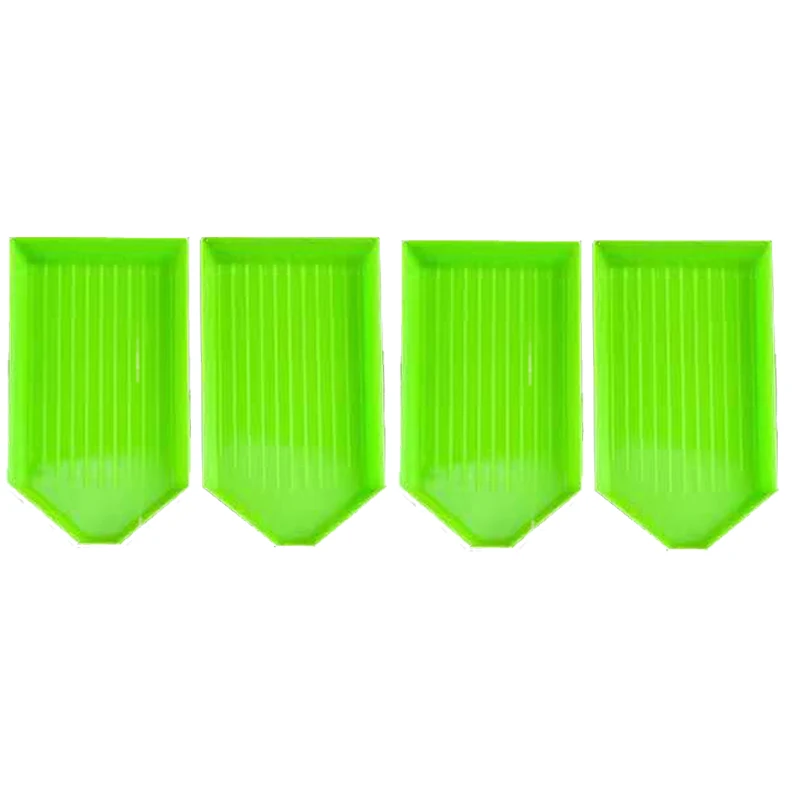 10 шт. 5D DIY алмазная живопись буровые тарелки лоток Полный Круглый квадратный