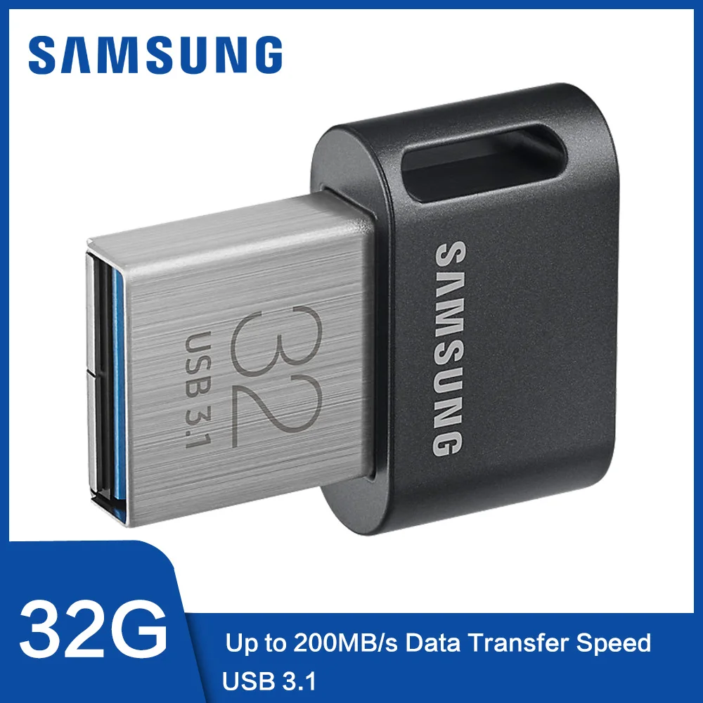 Оригинальный samsung USB 3 1 флеш накопитель 32 Гб 64 200 МБ/с. памяти 0 32G64G128G256G 300 мини U Диск