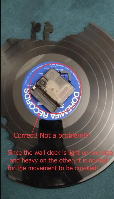 Большие декоративные настенные часы с виниловой пластиной для скалолазания 3D