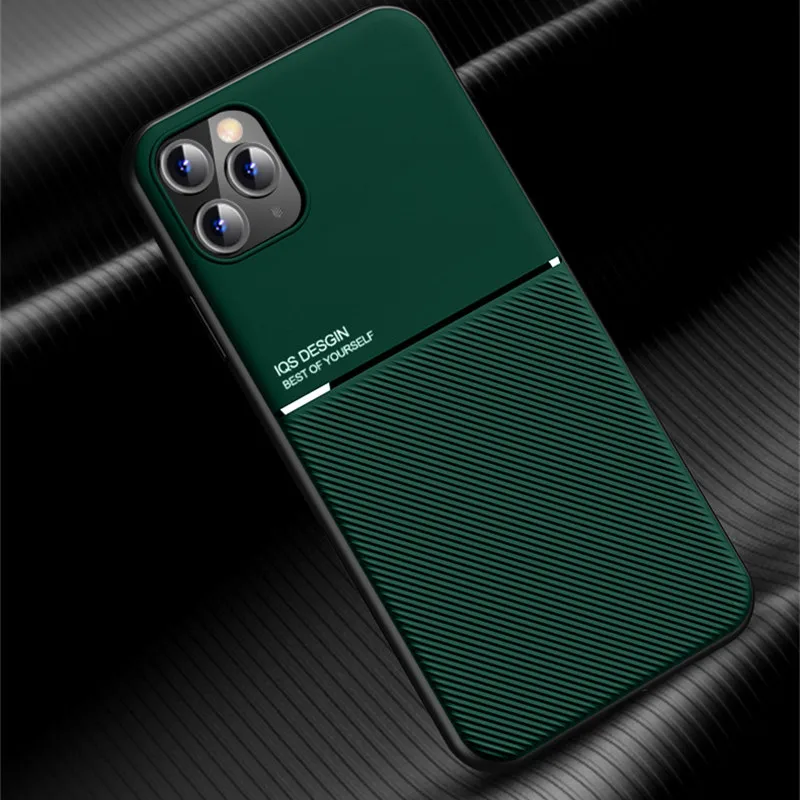luxury leather phone case for iphone 11 pro max 12 13 x xs max xr 7 8 6 6s plus se 2020 ultra thin magnetic car plate back cover free global shipping