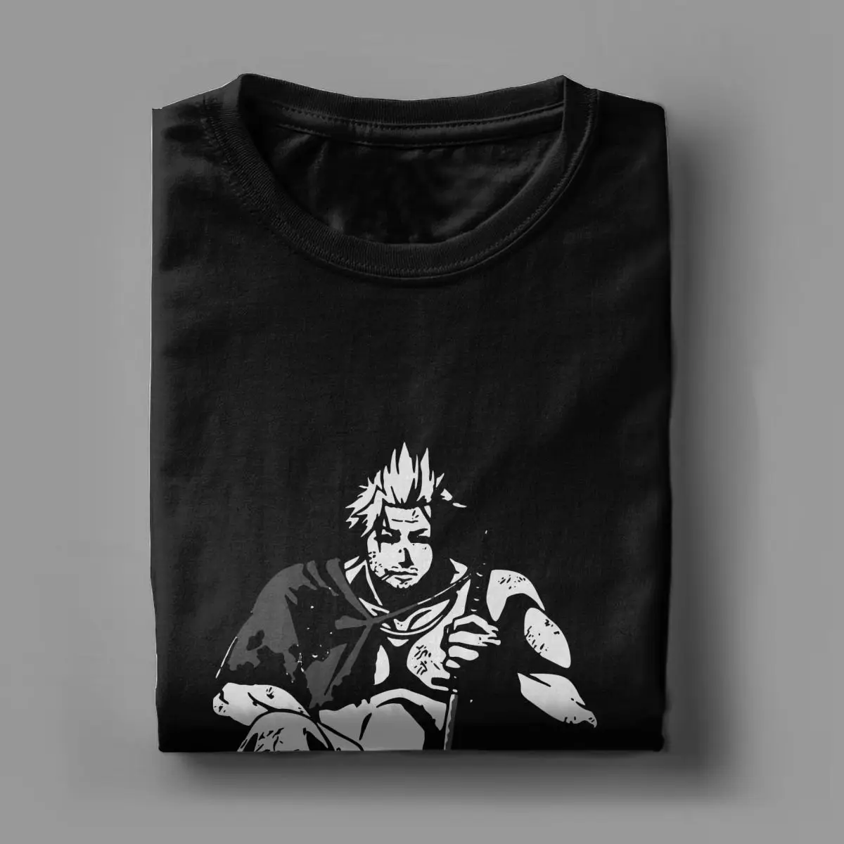 Мужская футболка с коротким рукавом и круглым вырезом