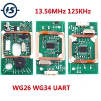 rfid wireless reader module ic id card reader 13 56mhz 125khz dual frequency wiegand wg26 wg34 uart 5v 12v