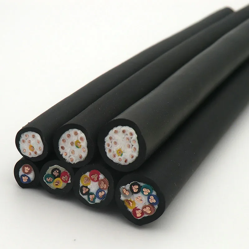 Провод буксирной цепи 2 3 4 6 8 10 12 16 ядер 0 15 5 75 1 2.5mm ² ультра высокий гибкий черный