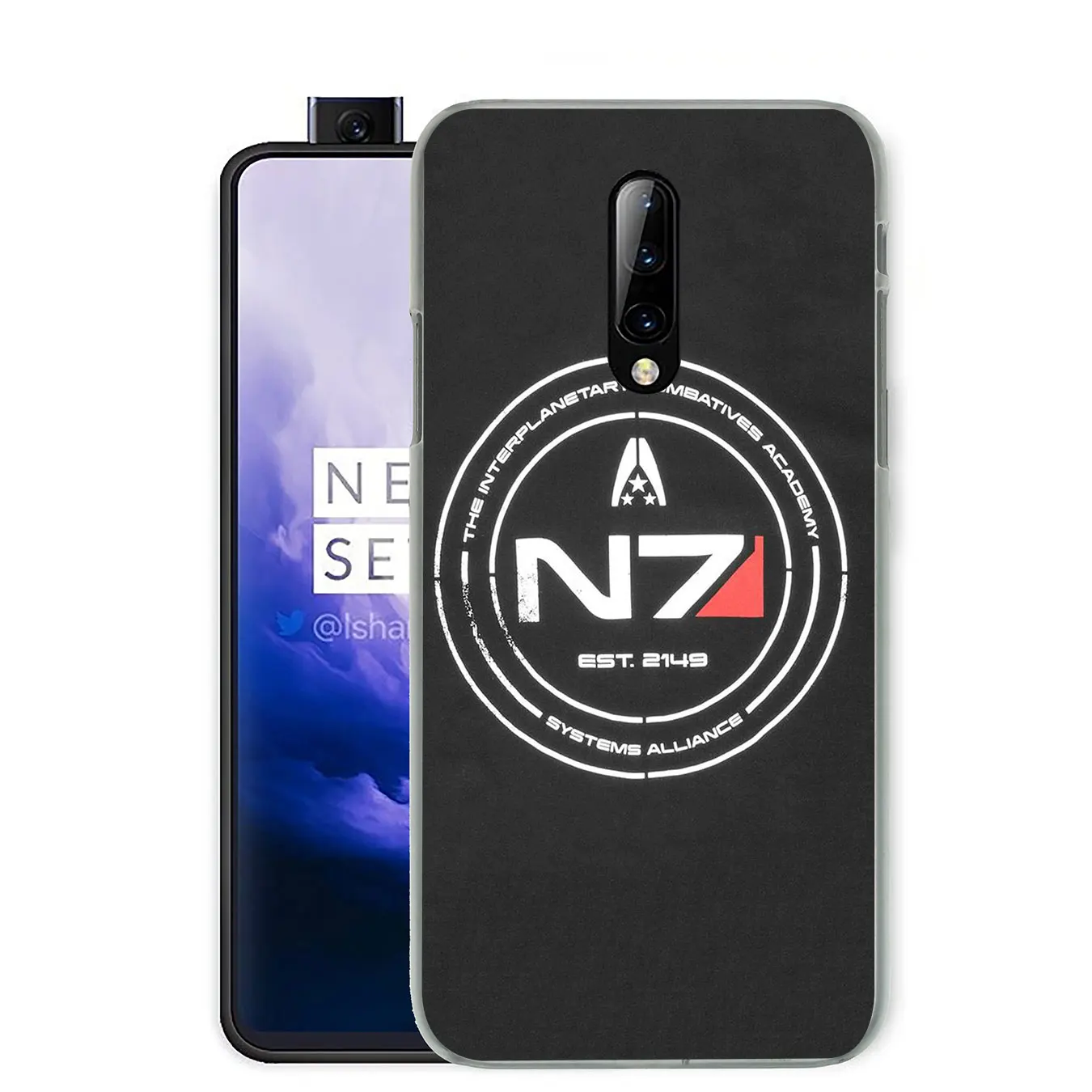 Жесткий пластиковый Чехол для мобильного телефона N7 Mass Effect Oneplus 7 7T Pro 6 6T 5 5T 7Pro One