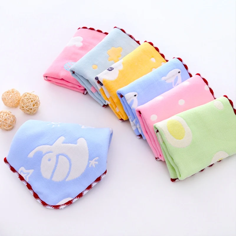 Новинка квадратное полотенце из чистого хлопка 25*25 см детское безопасное для
