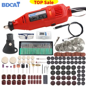 Электрическая мини-ДРЕЛЬ Dremel, 220 В, с регулируемой скоростью вращения, с аксессуарами для электроинструментов