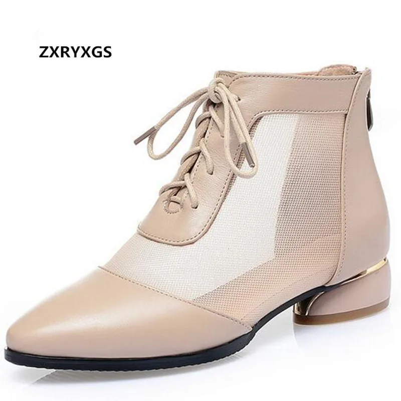 Новинка Модные женские Босоножки с открытым носком и острым красивые ботинки