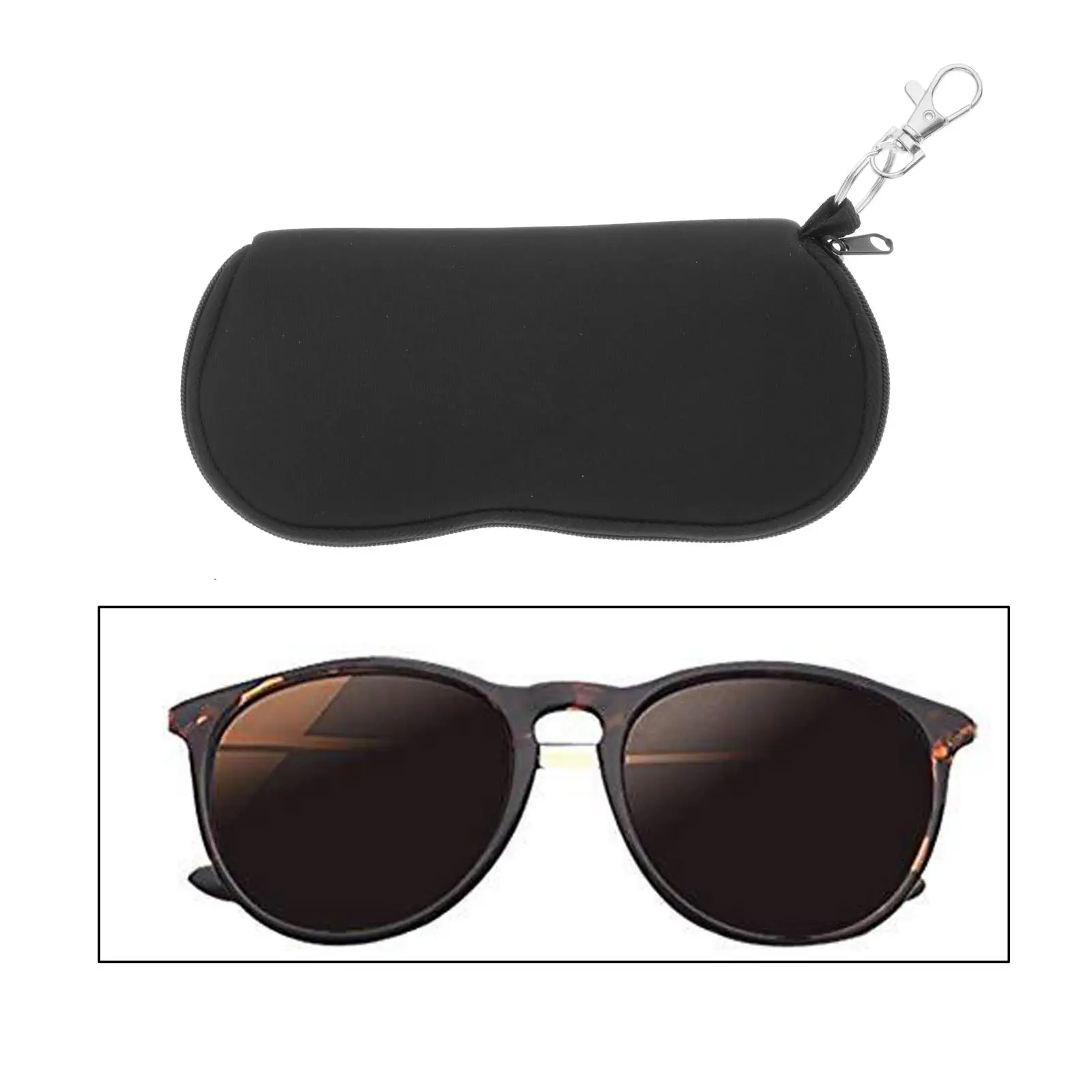 

Floating Zipper Neoprene Pouch with Clip Hook Sunglasses / Case