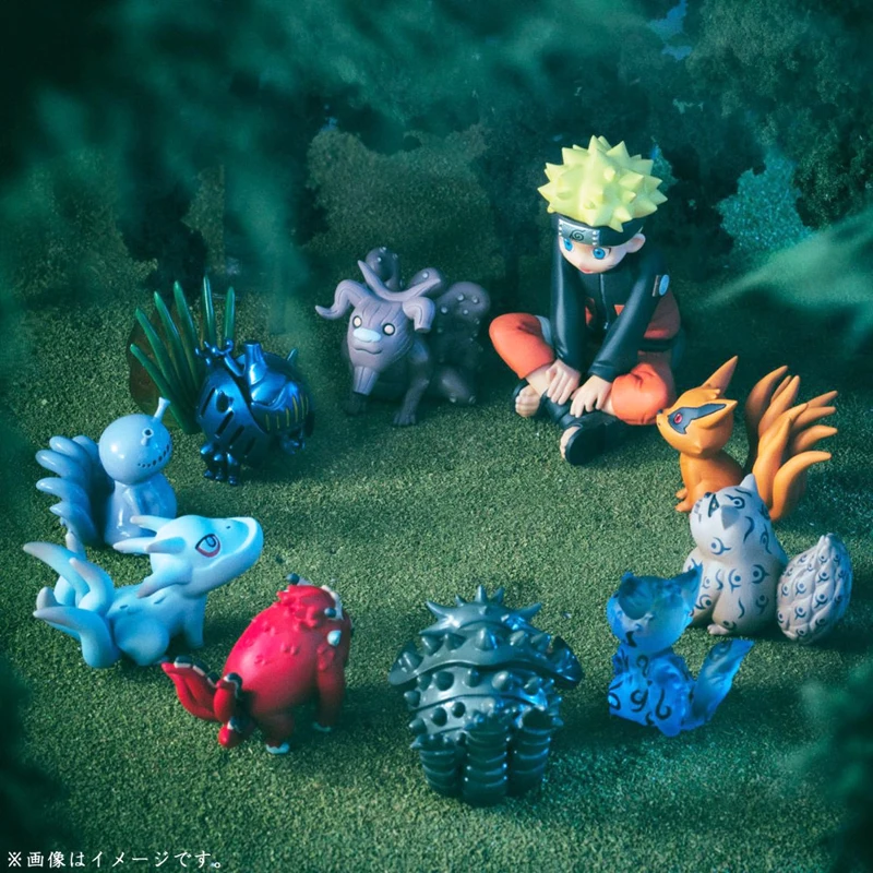 Bijuu Uzumaki экшн-фигурки 10 шт./компл. Kurama kyuubi Фигурки Коллекционная модель игрушка |