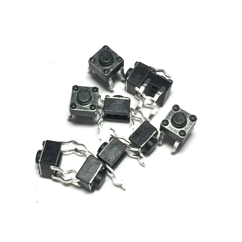 100pcs 6*6*4.3 Panel PCB Momentary Tactile Tact Push Button 