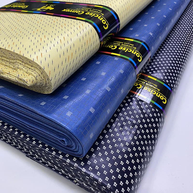 

Atiku Fabric For Menswear African Man Robe Dentelle，Nigerian Lace Fabric Jacquard Brocade Cotton Fabric Sewing Materials 5Yards