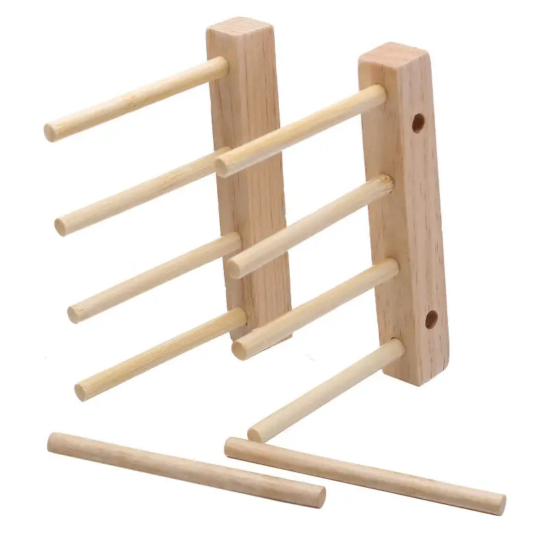 1 шт. подставка для сушки тарелок и из натурального дерева|holder storage|dish drying rackorganizer