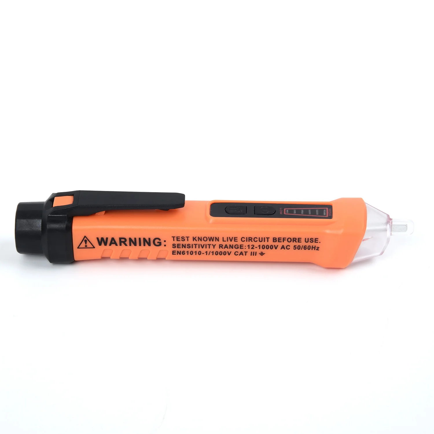 

AC 12V~ 1000V Voltage Tester Pen Electric Volt Alert Detector AC Non-Contact LED
