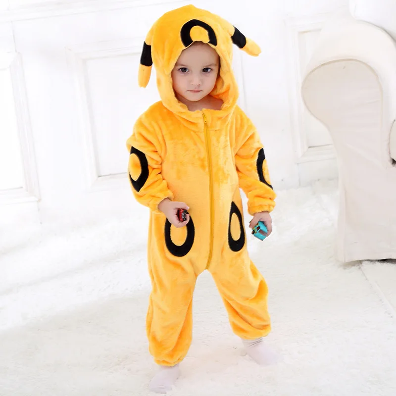 Одежда для маленьких мальчиков комбинезоны с желтым эльфом зимние 2019 комбинезон