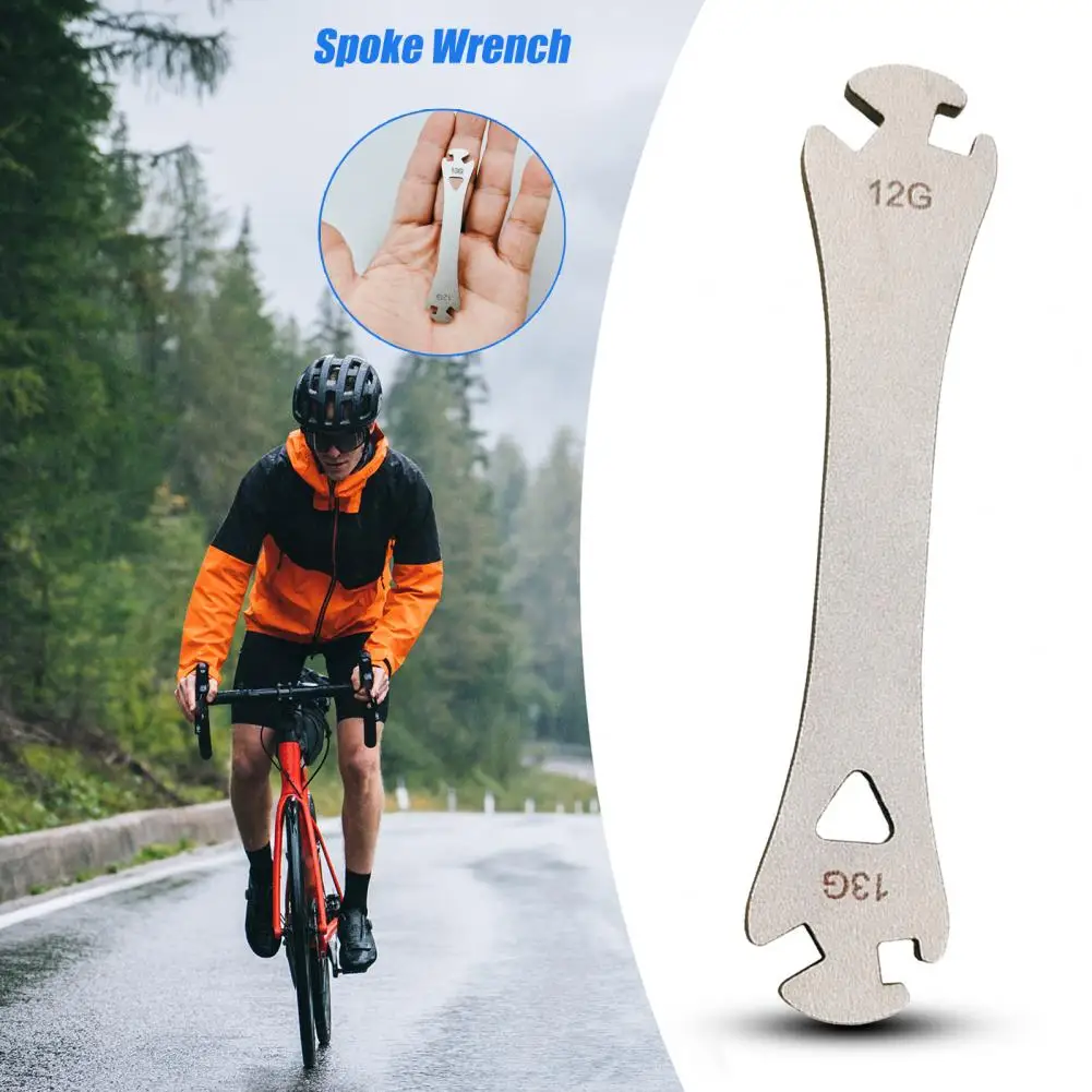 Cycling Spoke Wrench Easily Operate Solid Convenient Versatile 12/13G Bicycle | Спорт и развлечения