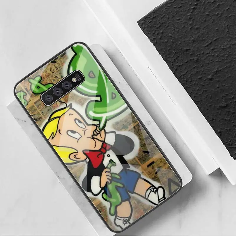 Чехол для телефона из закаленного стекла Samsung S20 Plus S7 S8 S9 S10 Note 8 9 10 | Бамперы